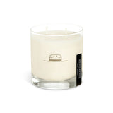 LEATHER + PINE CANDLE Candle tanned leather / pine sap / amber / sandalwood 